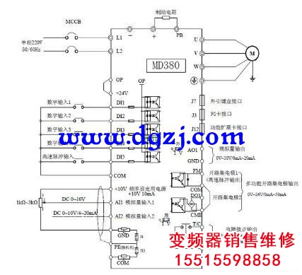 變頻器控制三相異步電機(jī)的運(yùn)轉(zhuǎn)速度